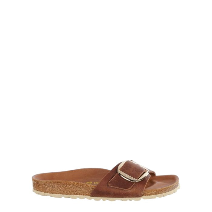Birkenstock Madrid Big Buckle cuoio