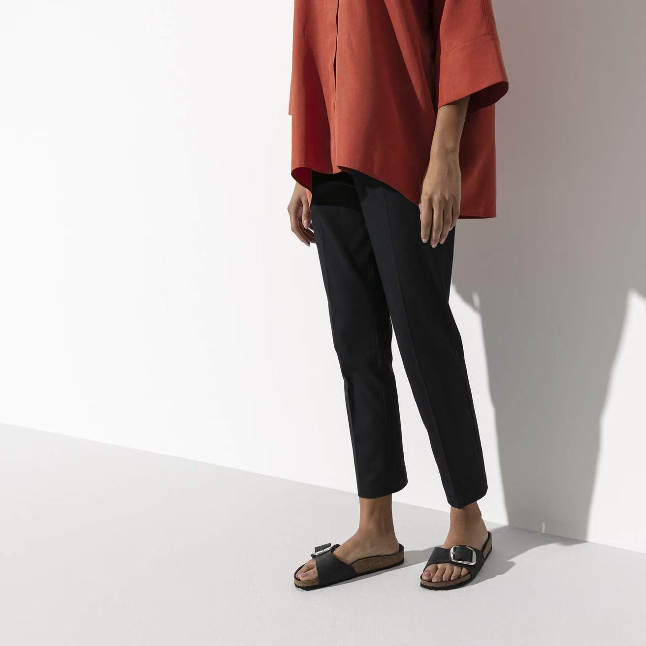 Birkenstock Madrid Big Buckle nero