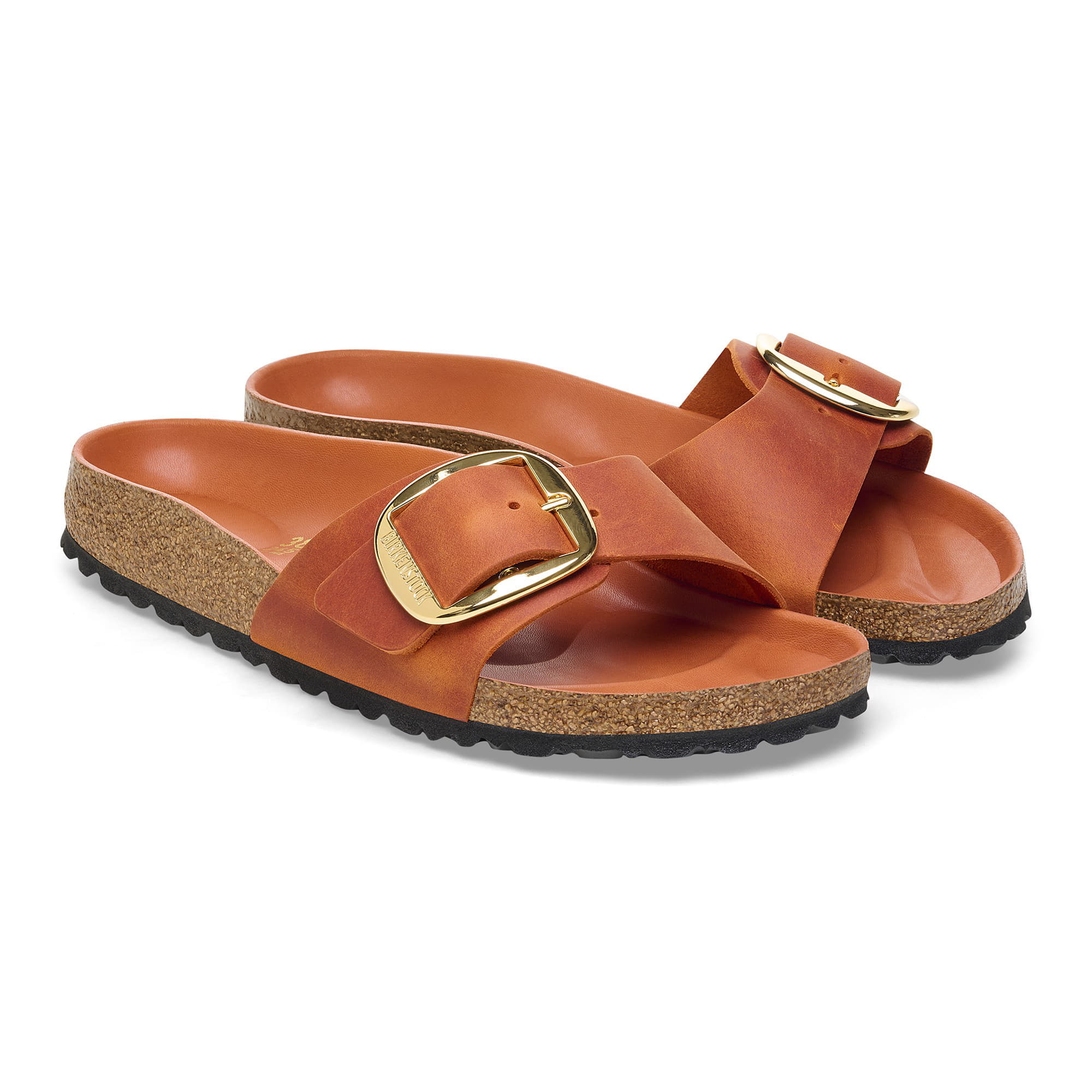 Birkenstock Madrid Big Buckle arancio