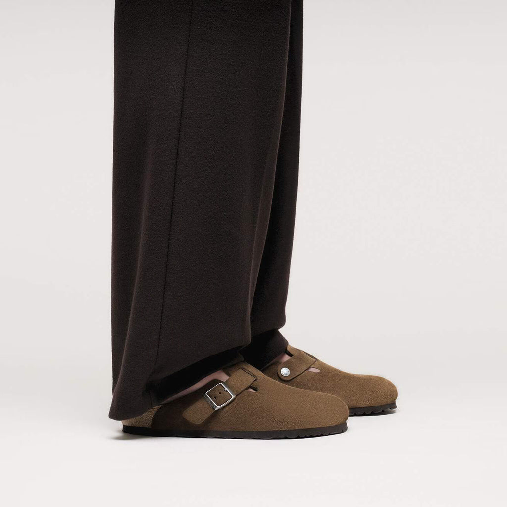 Birkenstock Boston camoscio