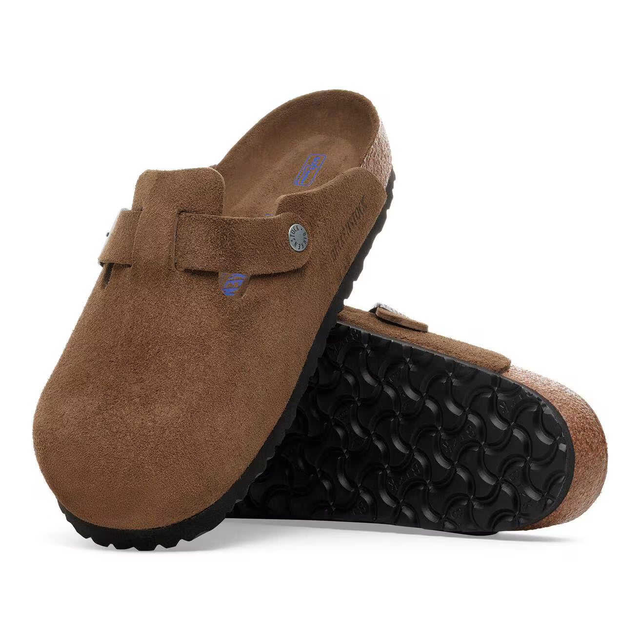 Birkenstock Boston camoscio