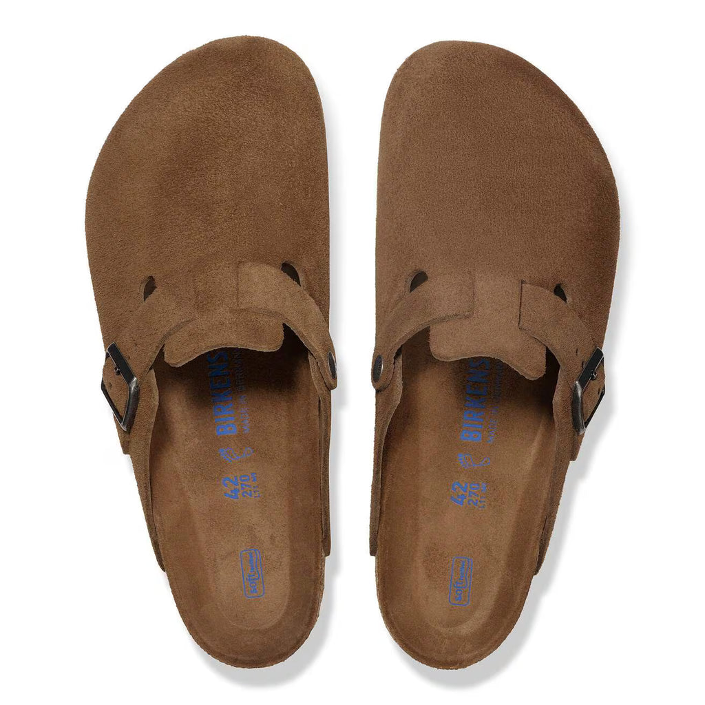 Birkenstock Boston camoscio