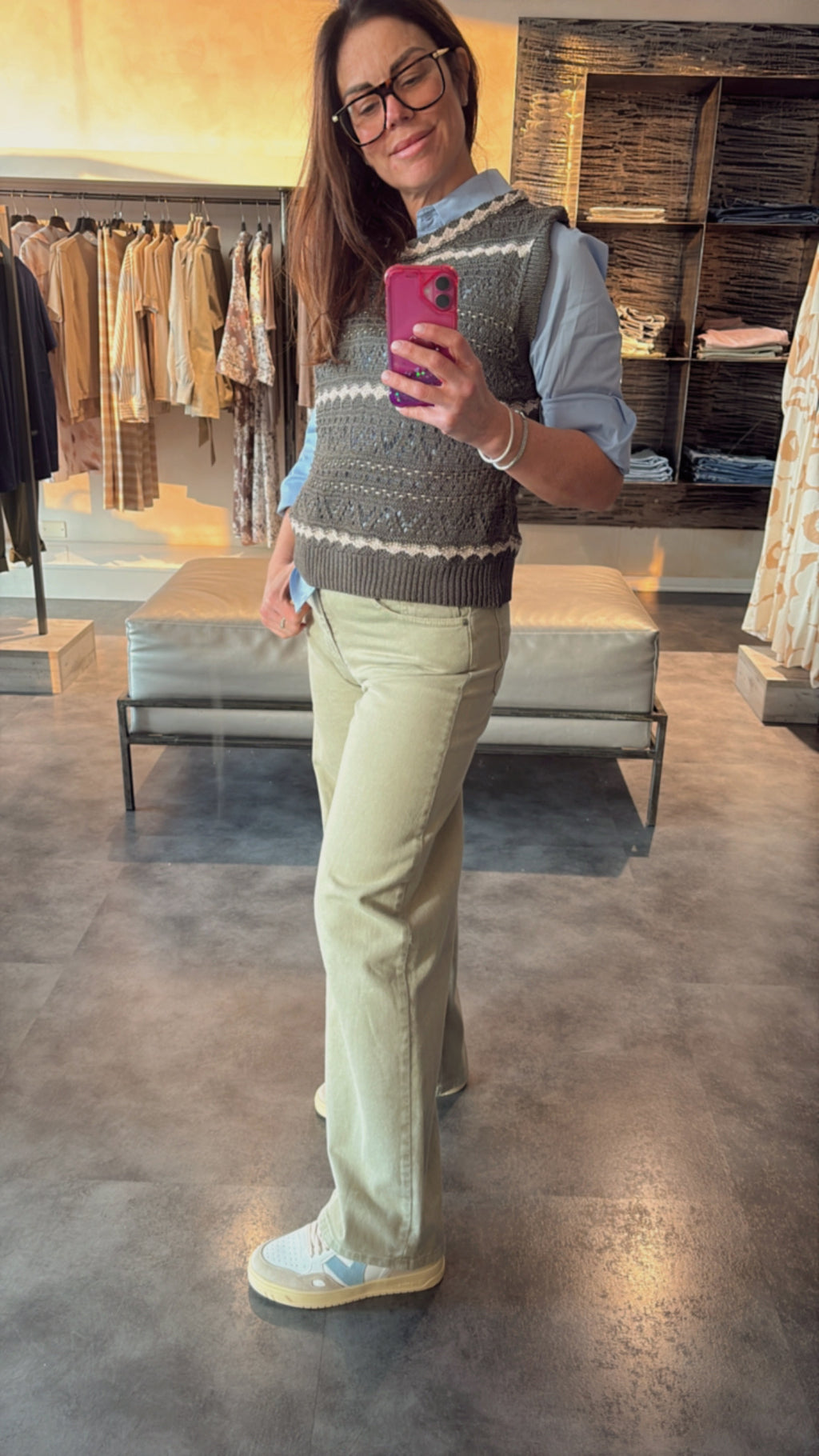 Jeans verde