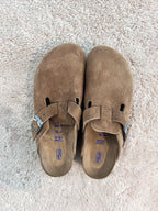 Birkenstock Boston camoscio