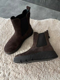 Combat boot camoscio
