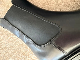 Combat boot pelle