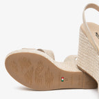Sandalo con zeppa Nerogiardini