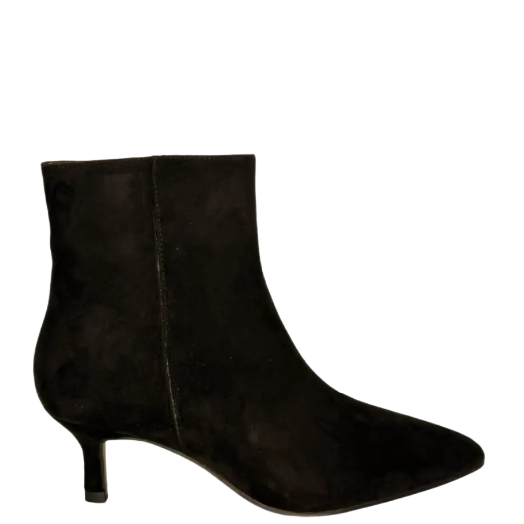 Tronchetto janet & janet tacco 5cm camoscio marrone 