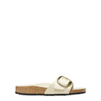 Birkenstock Madrid Big Buckle panna vernice