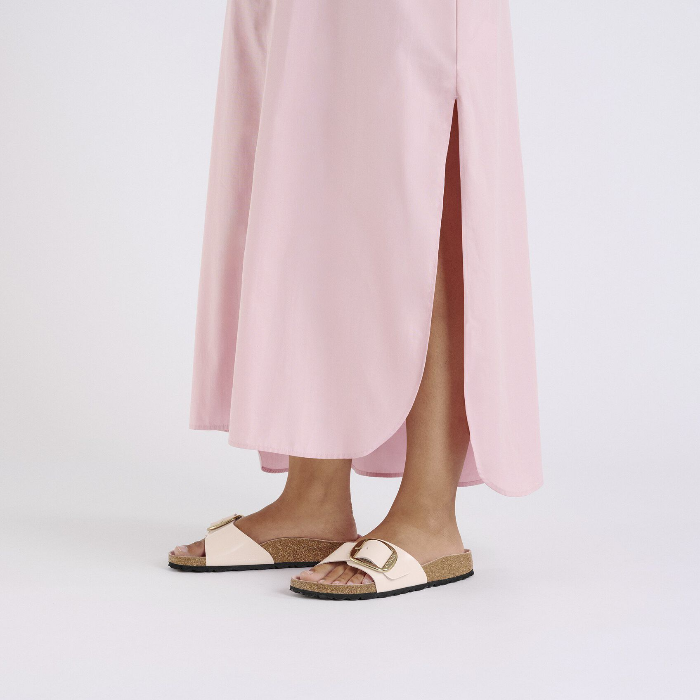 Birkenstock Madrid Big Buckle rosa vernice