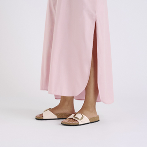 Birkenstock Madrid Big Buckle rosa vernice
