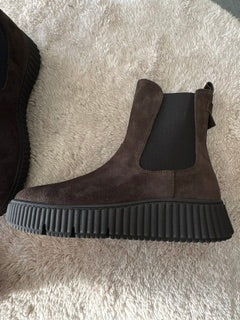 Combat boot camoscio