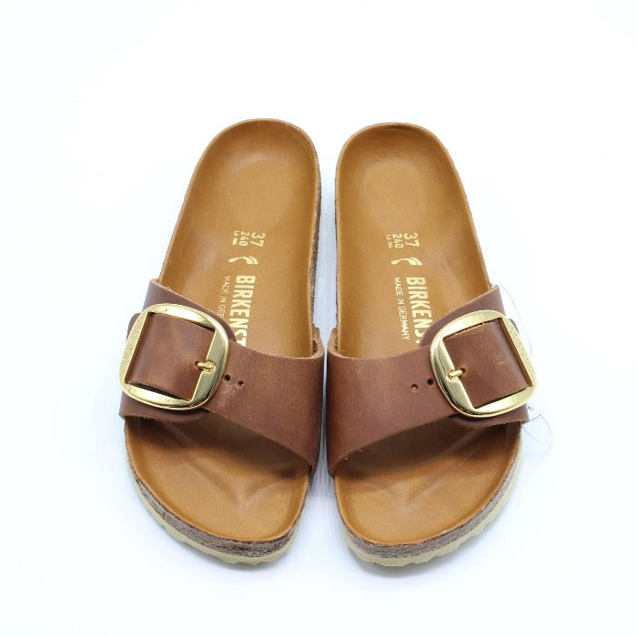 Birkenstock Madrid Big Buckle cuoio