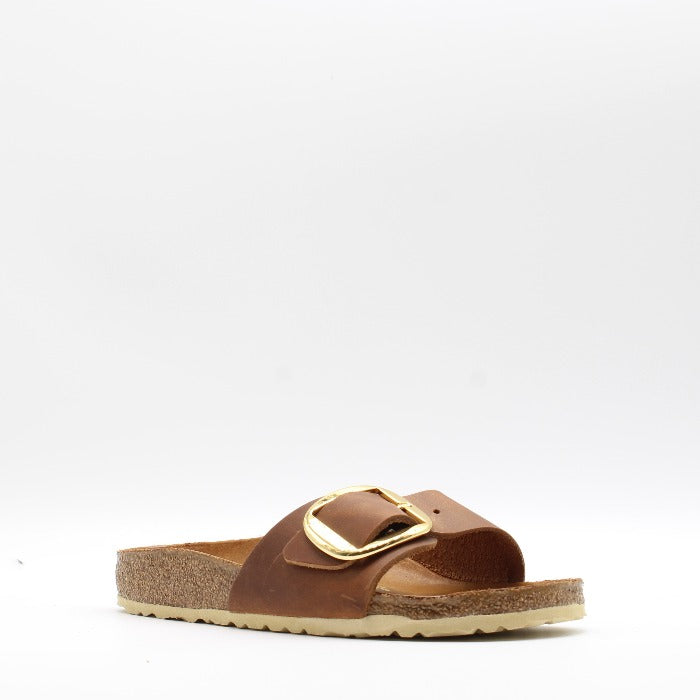 Birkenstock Madrid Big Buckle cuoio
